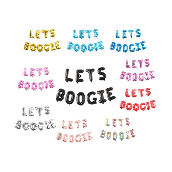 Lets Boogie Balloons Disco Party Decorations 70\'s - Etsy
