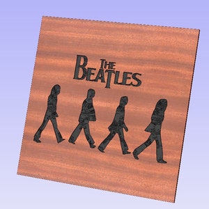 The Beatles SVG Editable File Dxf , Band Legend