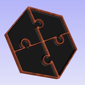 3 Puzzle tray pack svg,dxf file only