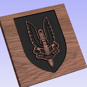 British special forces badge SAS Badge/logo SVG,DXF