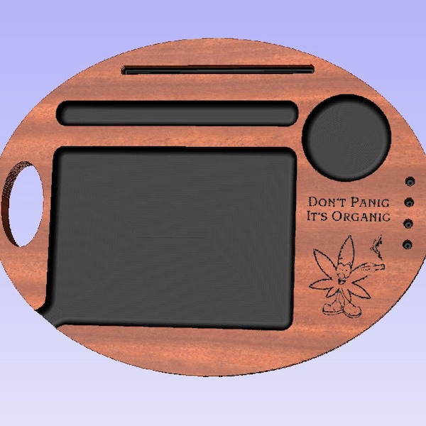 Rolling Tray dxf , svg file only