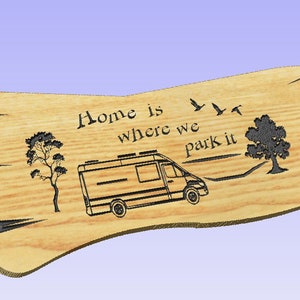 Home is Where We  Park It DXF/SVG file only