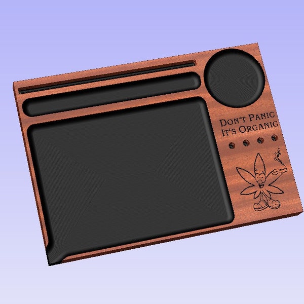 Rolling Tray dxf , svg file only