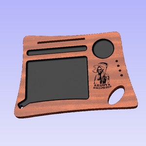Rolling Tray Halloween design  dxf , svg file only