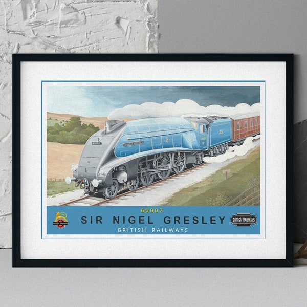 Gresley Train Poster Etsy