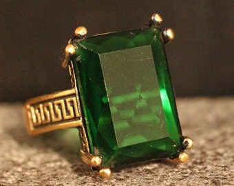 Disfraz de estilo otomano Verde Esmeralda pendientes