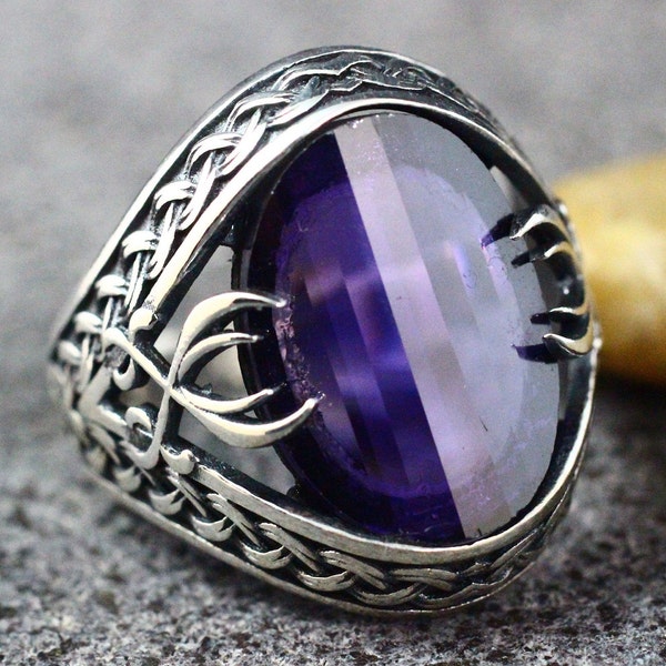 Amethyst Ring Etsy