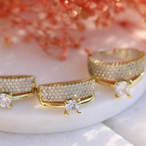 Silver 925 Zircon Handmade Set, Authentic Style Set, Zircon Set, Mothers Day Gift, Gift for Her, Birthday Gift, Turkish Handmade Set