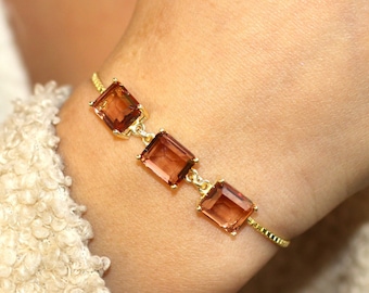 Pulsera de Alejandrita, Pulsera de Alejandrita de Plata de Ley 925 hecha a mano, Pulsera de Alejandrita de Plata Ajustable, Regalo del Día de las Madres, Regalo de las Mamás