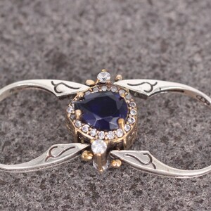 Reversible Ring, Turkish Ring Pear Cut Zircon Sapphire Ring Gift for ...