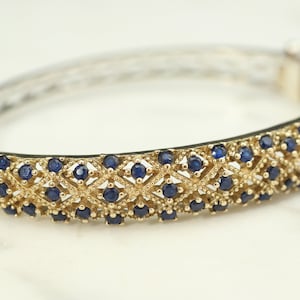 925 Sterling Silber Saphir Armband, türkisches handgemachtes Armband, Silber 925 Armreif, Manschette, Saphir Armband, Geschenk für sie, Saphir