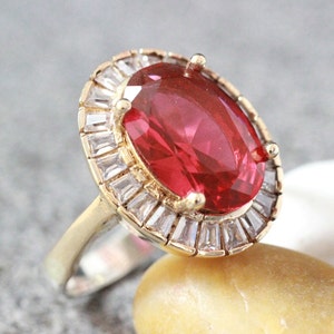 Rubin Ring, Sterling Silber 925 Rubin Handgemachter Ring, Ottomane Ring, Silber 925 Ring, Geschenk für sie, Silberring, Ottomane Ring, Rubin