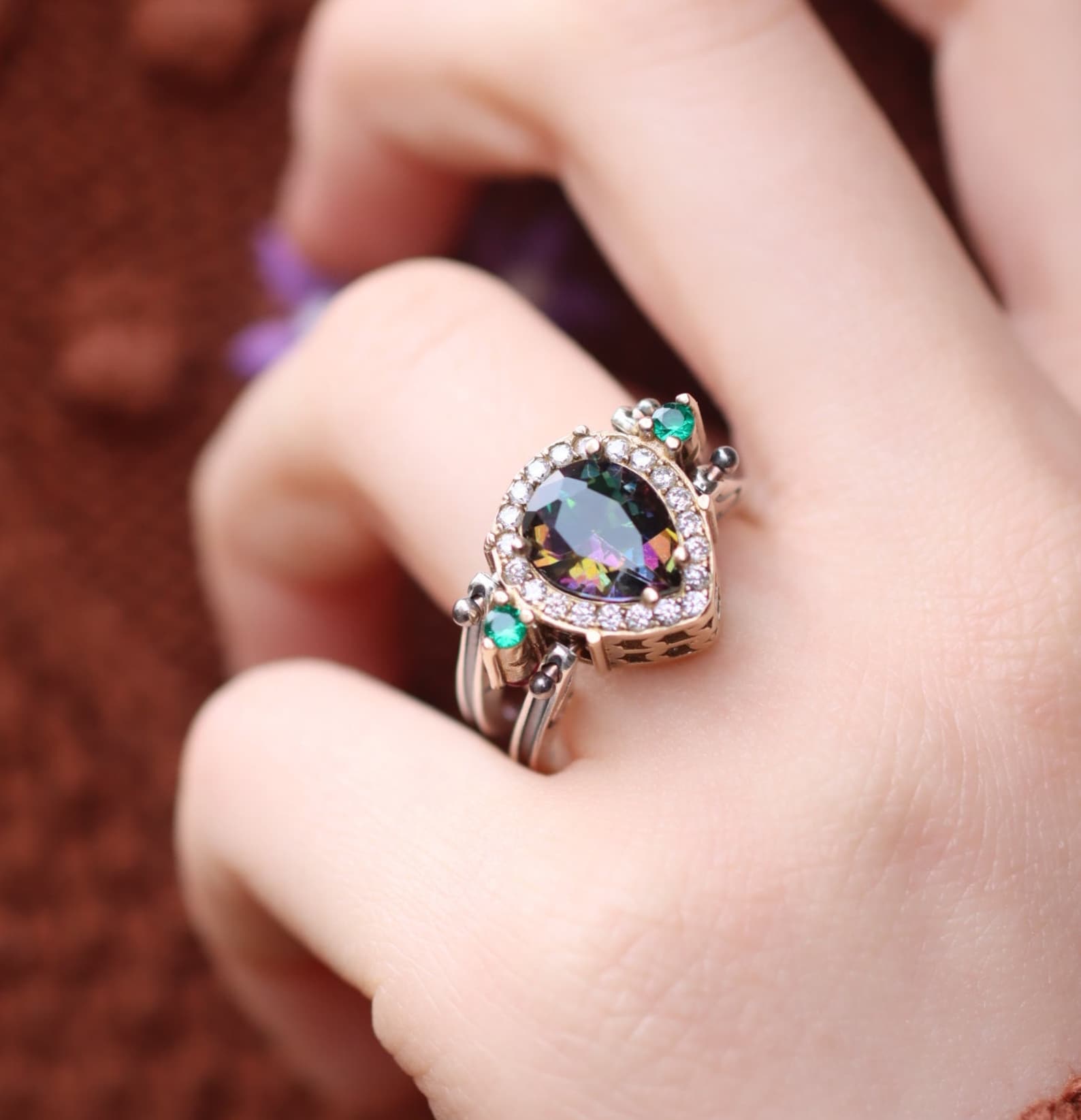 Extraordinary Ring Reversible Ring Two in a One Ring 925 - Etsy