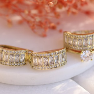 Silver 925 Zircon Handmade Set, Authentic Style Set, Zircon Set, Mothers Day Gift, Gift for Her, Birthday Gift, Turkish Handmade Set