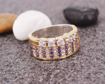Sterling Silver 925 Zircon Handmade Ring, Ottoman Style Ring, Silver 925 Ring, Gift for her, Silver Ring, Ottoman Style Ring,Zircon Ring