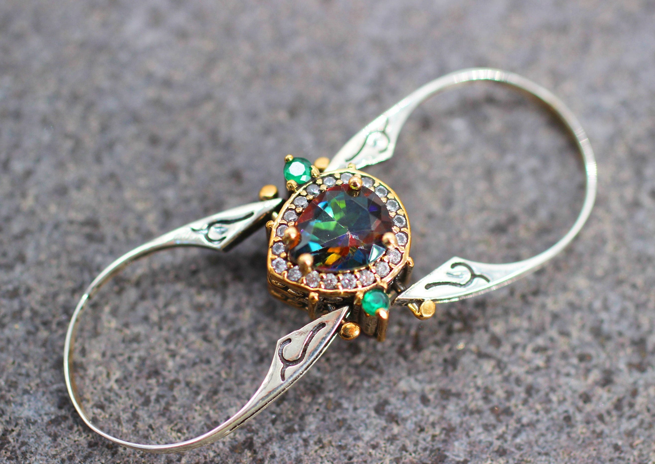 Extraordinary Ring, Reversible Ring Two in a One Ring 925 Sterling ...