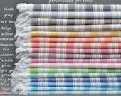 Personalized Turkish Towel, Bachelorette party gift, Turkish Beach Towel, Bridal shower gift, Turkey Towel, Wholesale Towel, Picknickdecke