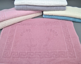 Handtuch Badematten, personalisierte Badematten, Duschmatte, Hotel Home Badematten, Badezimmer Bodentuch, Badetuch Monogramm, Housewarming Geschenk