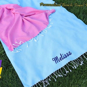 Turkish beach Towel, Personalized gift, Girls Trip gift, Bachelorette Party, Bridesmaid Gifts, Christmas gift, gift for her, Wedding Gifts