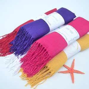 Châle pashmina, écharpe cadeau pour mariage, châle de demoiselle d'honneur, emballage en vrac, cadeau de fête des mères, cadeau de douche nuptiale, cadeaux de mariage pour invité en vrac image 5