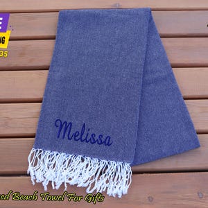 Personalized Turkish Beach towel For her, Bachelorette party, Wholesale Turkish towel, Wedding gift, Turkish beach blanket, beach towel
