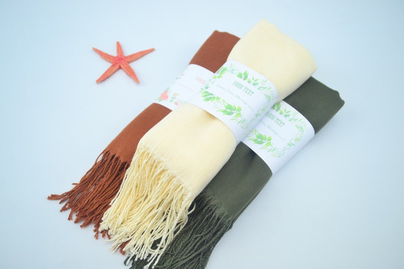 Pashmina sjaal, cadeau sjaal voor bruiloft, bruidsmeisje sjaal, bulk wrap, Moederdag cadeau, bruids douche gunst, huwelijksgunsten voor gasten in bulk afbeelding 7