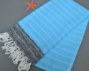 Serviette turque, serviette de plage pour célibataire, cadeau serviette de plage, serviette de plage de demoiselle d'honneur, douche nuptiale, cadeau serviette personnalisé, cadeau pour elle