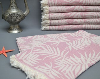 Personalized Turkish Beach Towel: Embroidered Cotton Peshtemal, Wedding Favor