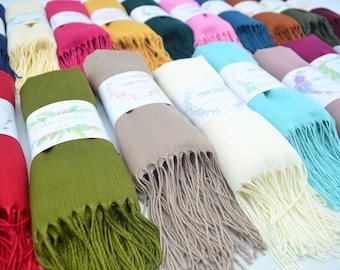 Chal de pashmina para boda, chal de dama de honor, obsequio de despedida de soltera, envoltura personalizada, obsequios de boda personalizados, obsequio de boda para invitados al por mayor