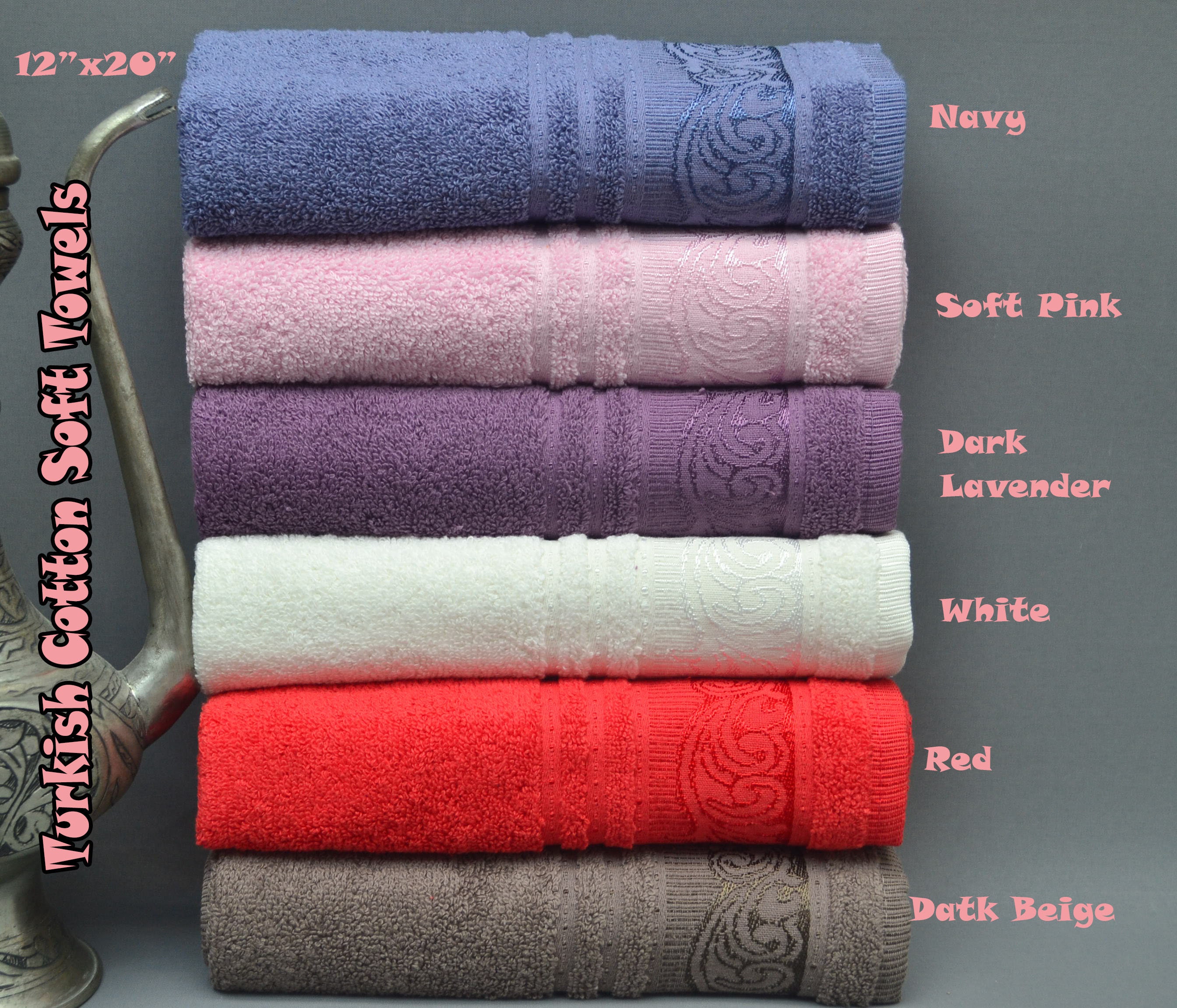 Personalized Turkish Hand Towel Face Towel Monogram Kitchen Etsy