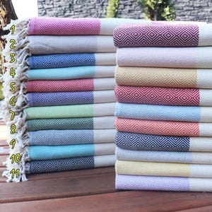 Turkish towel, Beach towel, Personalized towel, Thanksgiving, Gift for her, Girls trip gift, bridesmaid gifts, Wedding gifts, Party Favors