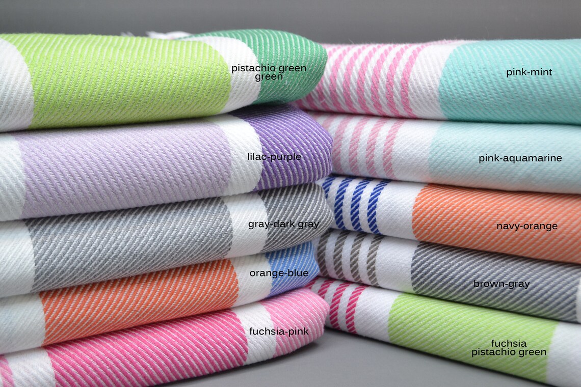 Turkish Towel Turkish Beach Towel Bulk Towel Handwoven Etsy