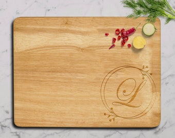 Gripperwood Beachwood Cutting Board - personalized board, charcuterie board, holiday decor, handmade gift, recipe engraving