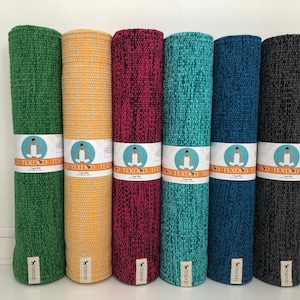 Eco-friendly cotton yoga mats, anti-slip, hand woven and washable