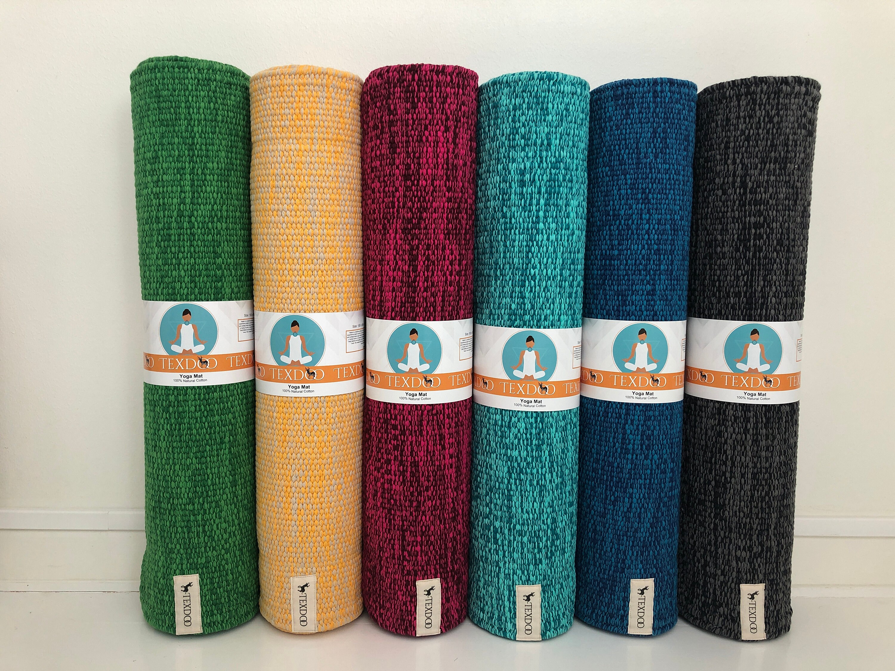 Ayurvedic Cotton Yoga Mat (Turquoise) – chaYkra