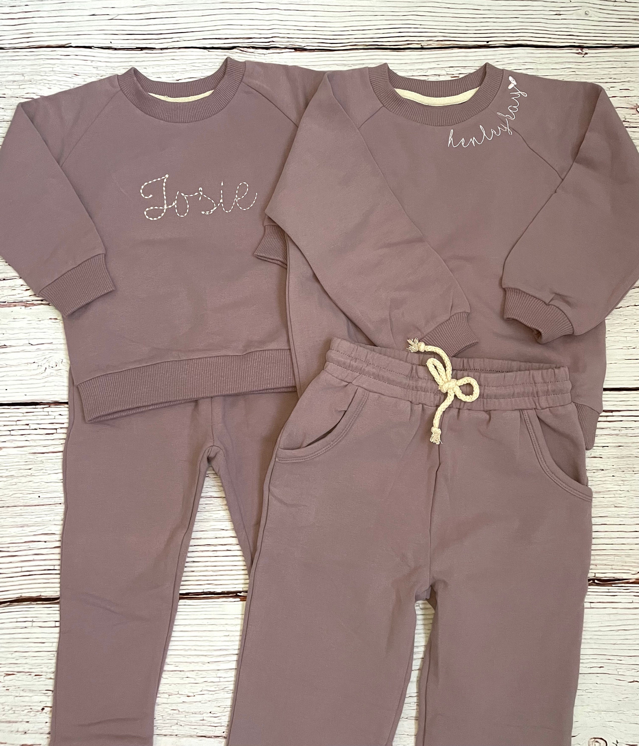 Custom Baby Jogger Set, Toddler Jogger Set, Custom Jogger Set, Kids