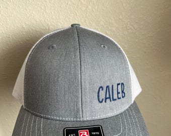 Custom Kids Trucker Hat – Embroidered Name, Richardson 112 Youth