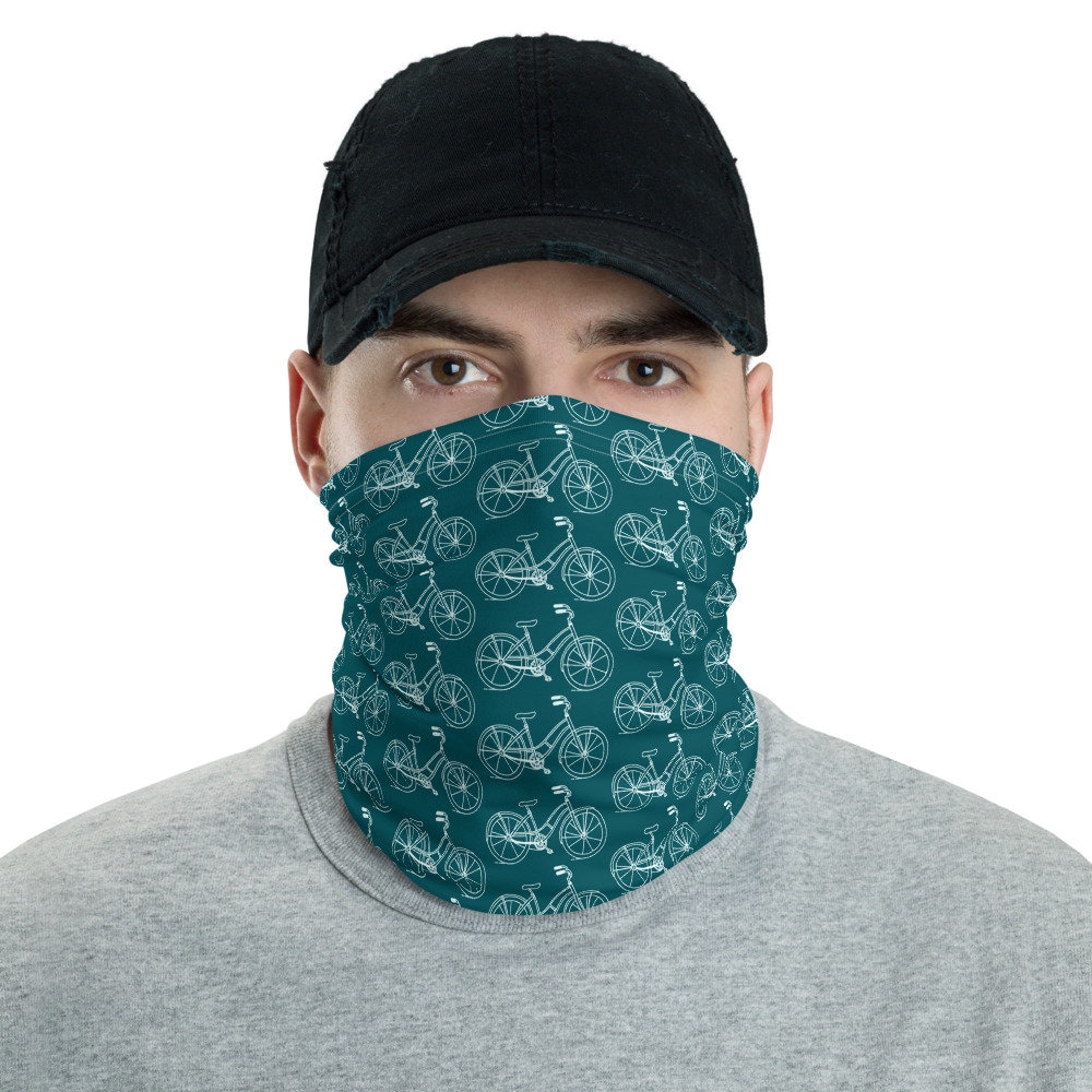 schoonmaken Waden Haalbaarheid Bandana fiets patroon gezichtsmasker vader mond en neus - Etsy Nederland