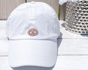 Rose Gold High Ponytail Hat - Etsy