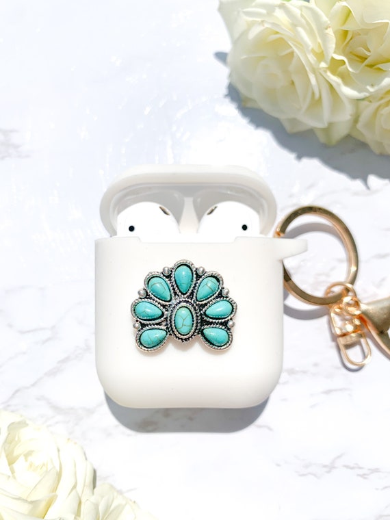Concho AirPods Estuche con llavero AirPods Turquesa AirPods