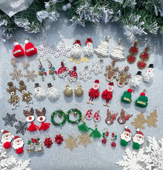 Orecchini A Campanella Di Natale In Argento, Con Fiocco Verde E Strass, Gioielli A Tema Festivo Per Donne E Ragazze, Idea Regalo Per Compleanni E Feste