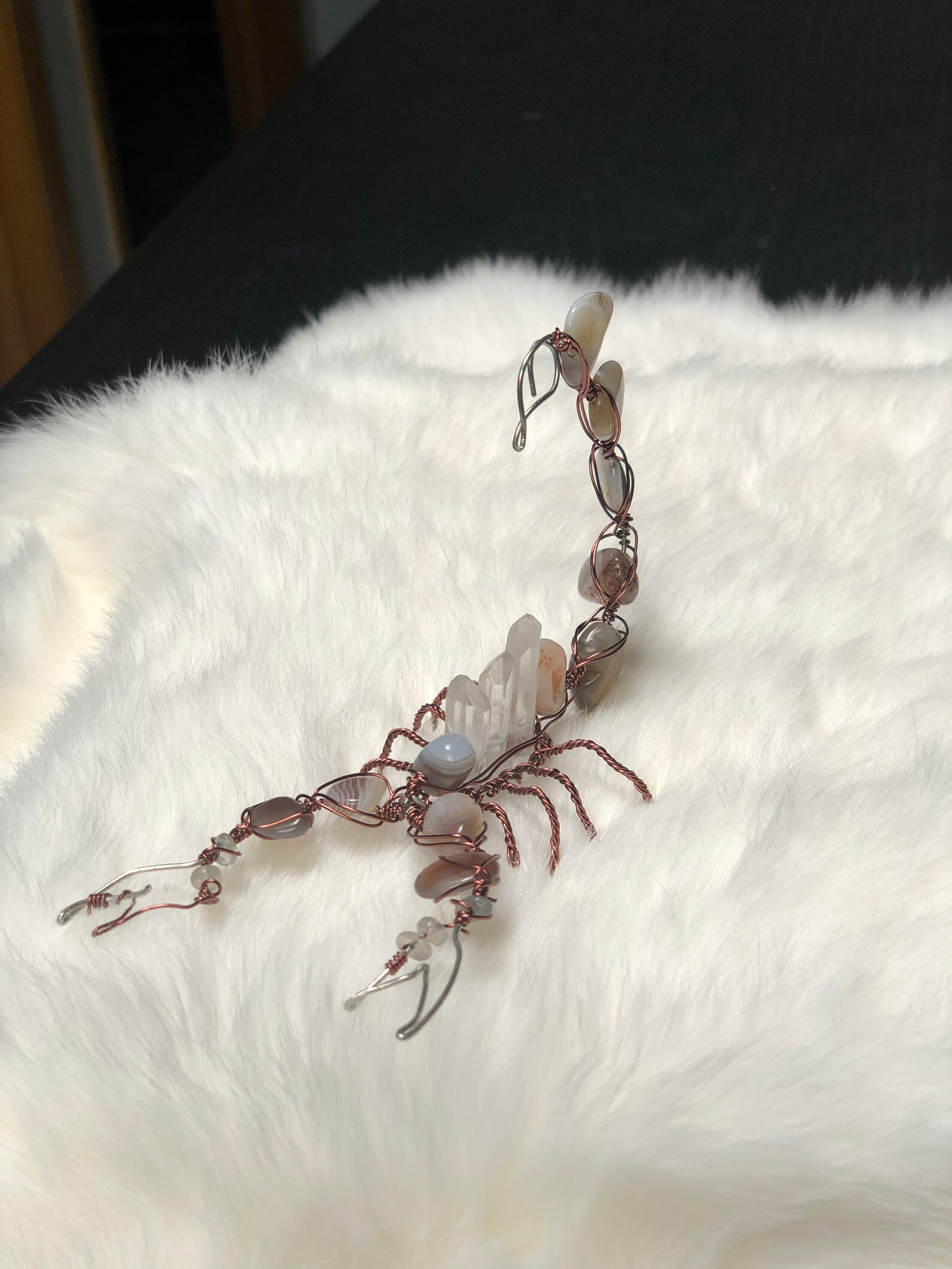 Gemstone Scorpion Totem | Etsy