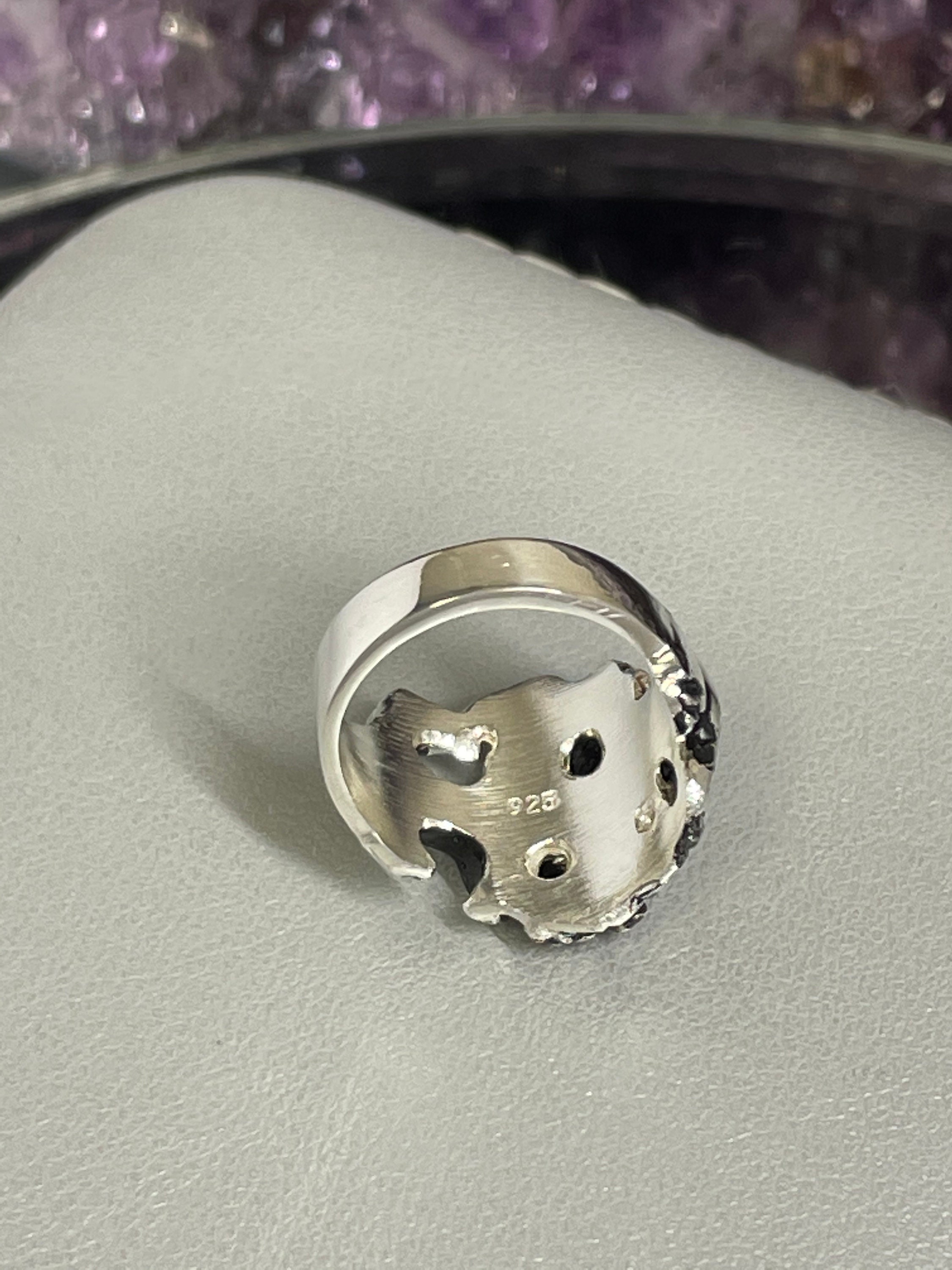Silber Sterling 925 Massiver Sterling Silber Ring 925 – Langes Design, Handgefertigt, Top Qualität Ring Silber Massiv