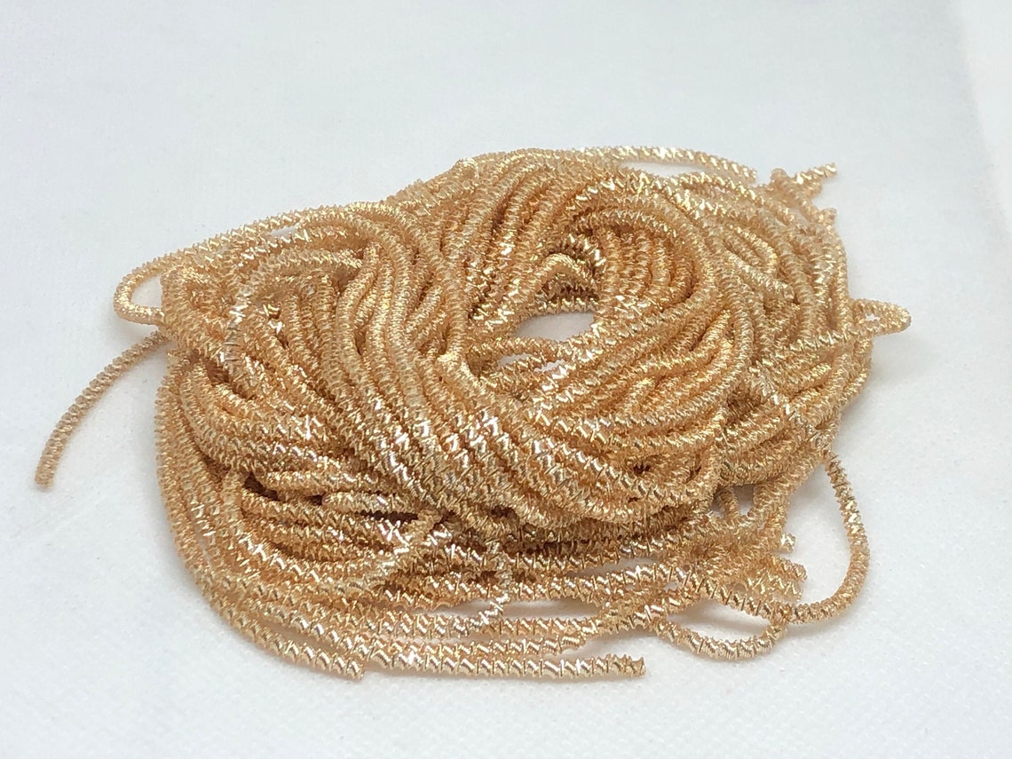 Designer French Bullion Wire in Rose Gold Color for Hand Etsy