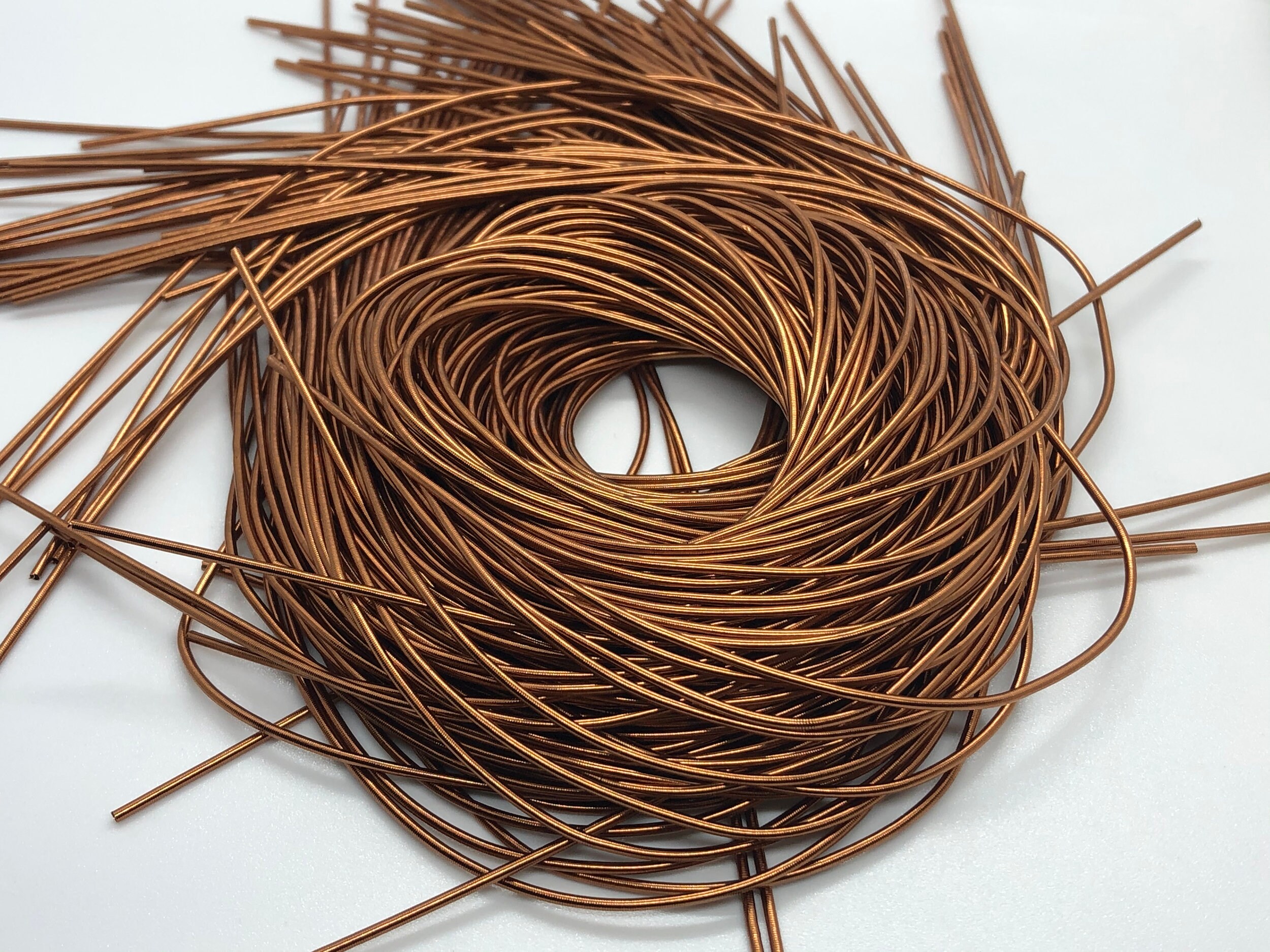 Smooth French Bullion Wire in Antique Copper Color for Hand Etsy