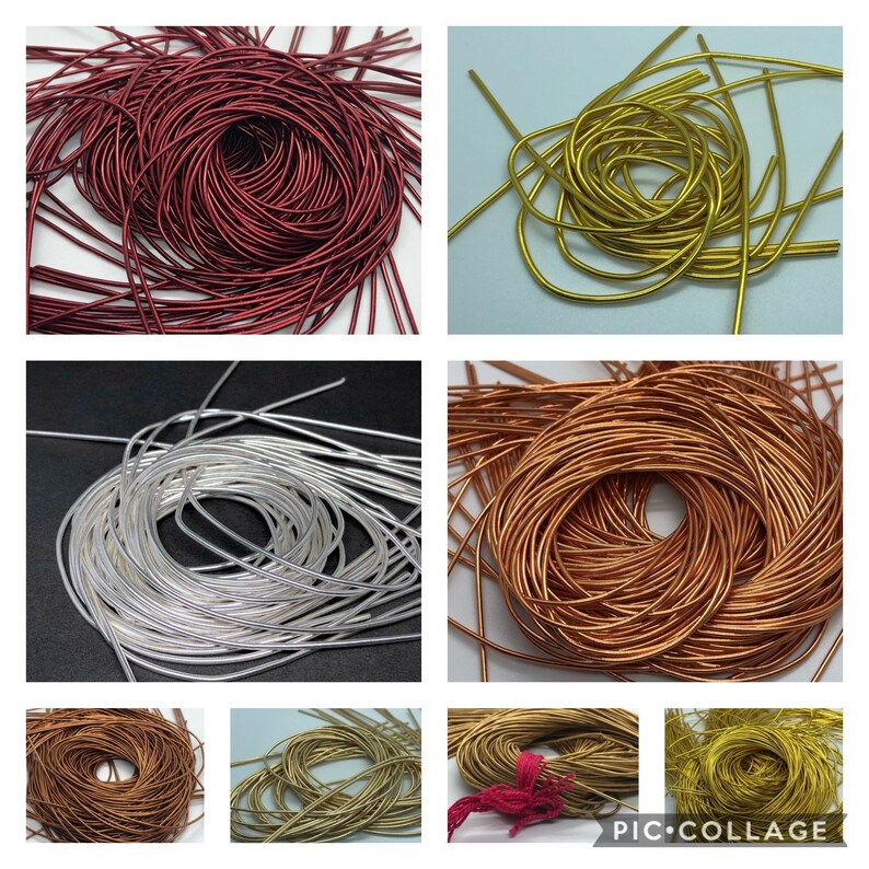 Smooth French Bullion Wires in Custom Order Color for Hand Etsy