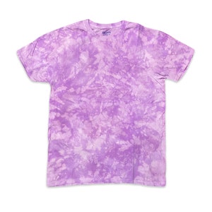 Pink Scrunch tie dye t shirt, hand crafted in the U.K