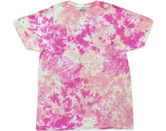 Pink Crumple Tie Dye Shirt