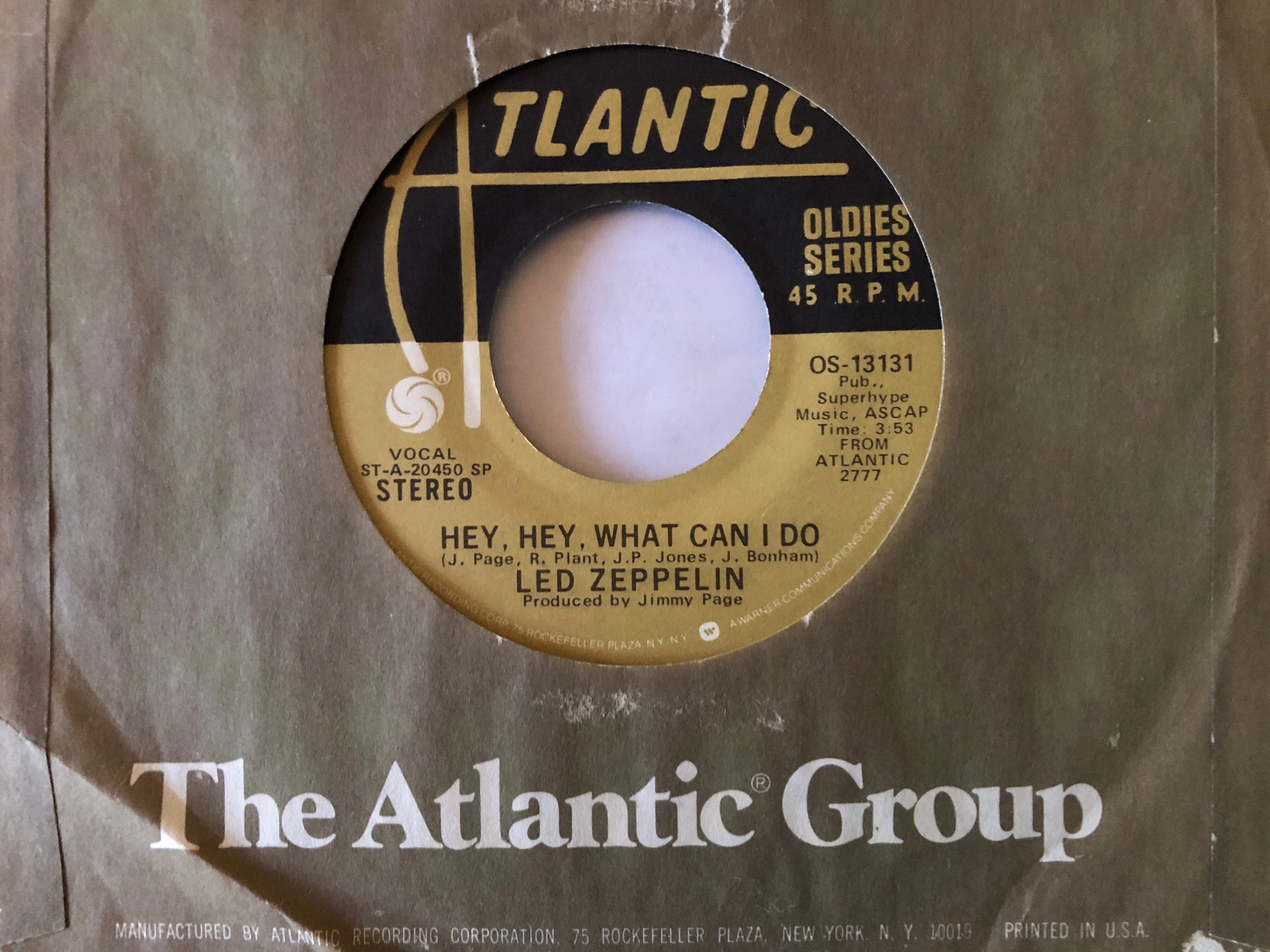 Led zeppelin hey hey what can i do