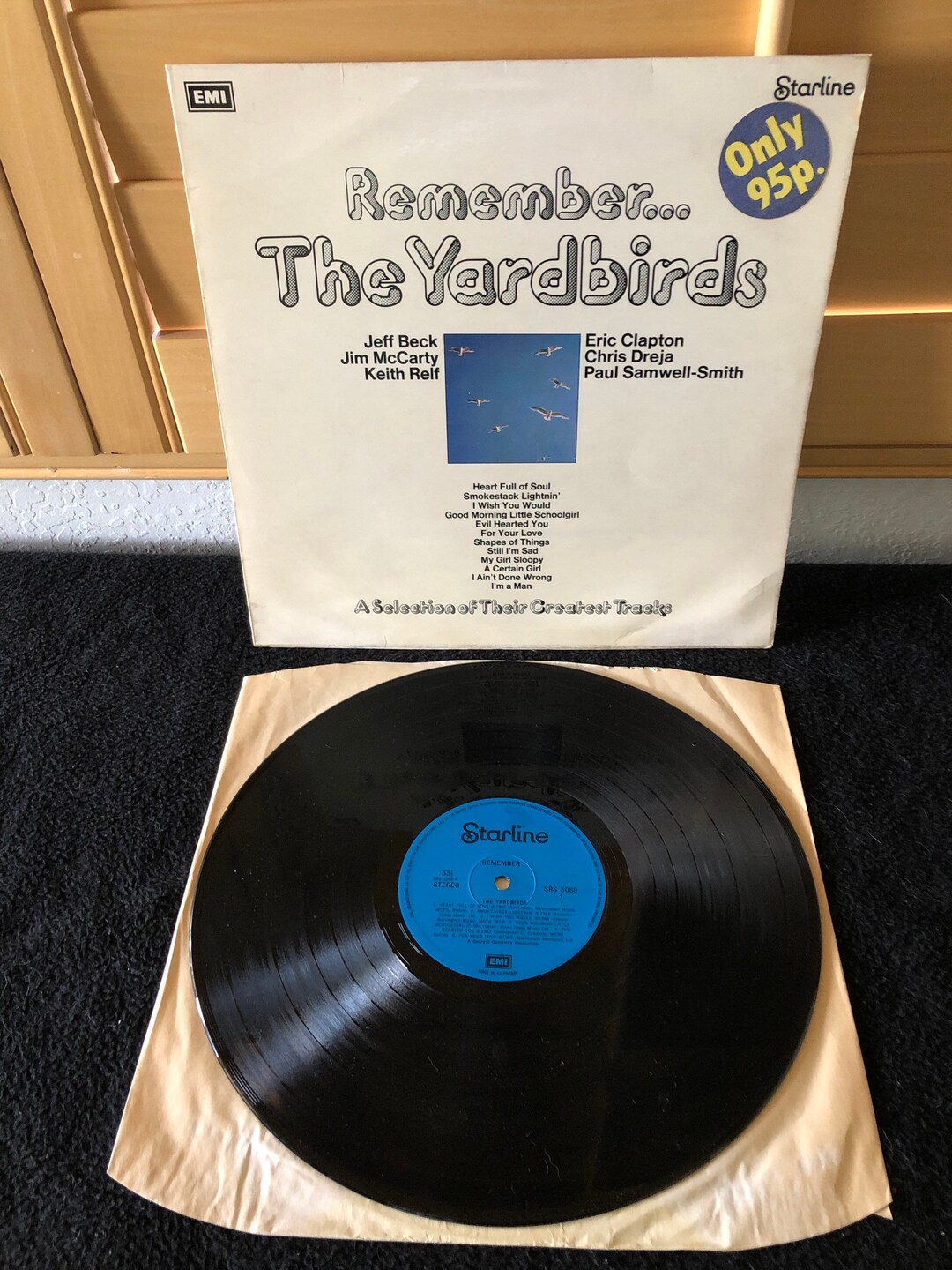 Remember the Yardbirds, Starline Label, 1981 UK Etsy